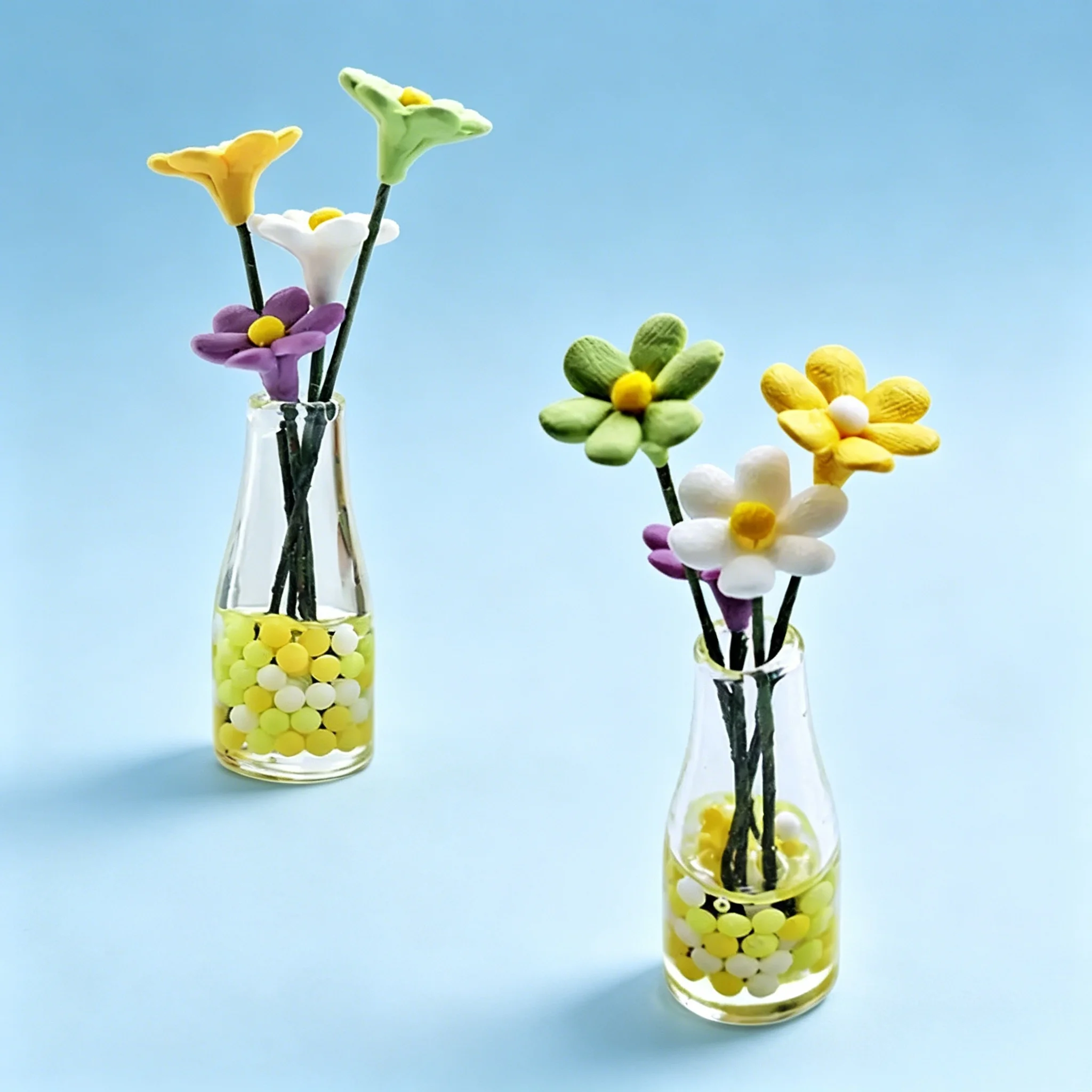 1Pc Small Flower Pot with Fine Workmanship, Smooth Surface Without Burrs, Micro Landscape Model DIY Home Decoration