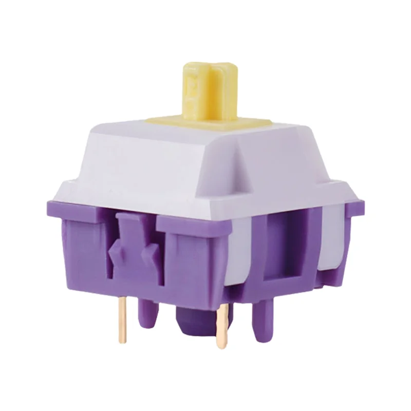 

New-45PCS Sillyworks Hyacinth V1 5 Pin Linear Switches Hot-Swap HIFI Sound For DIY Mechanical Keyboard Switches