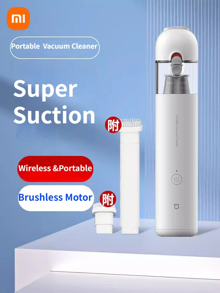 

XIAOMI MIJIA Handheld Portable Vacuum Cleaner For Home Wireless Vacuum Cleaners For Car Cleaning Machine 13000PA Cyclone Suction