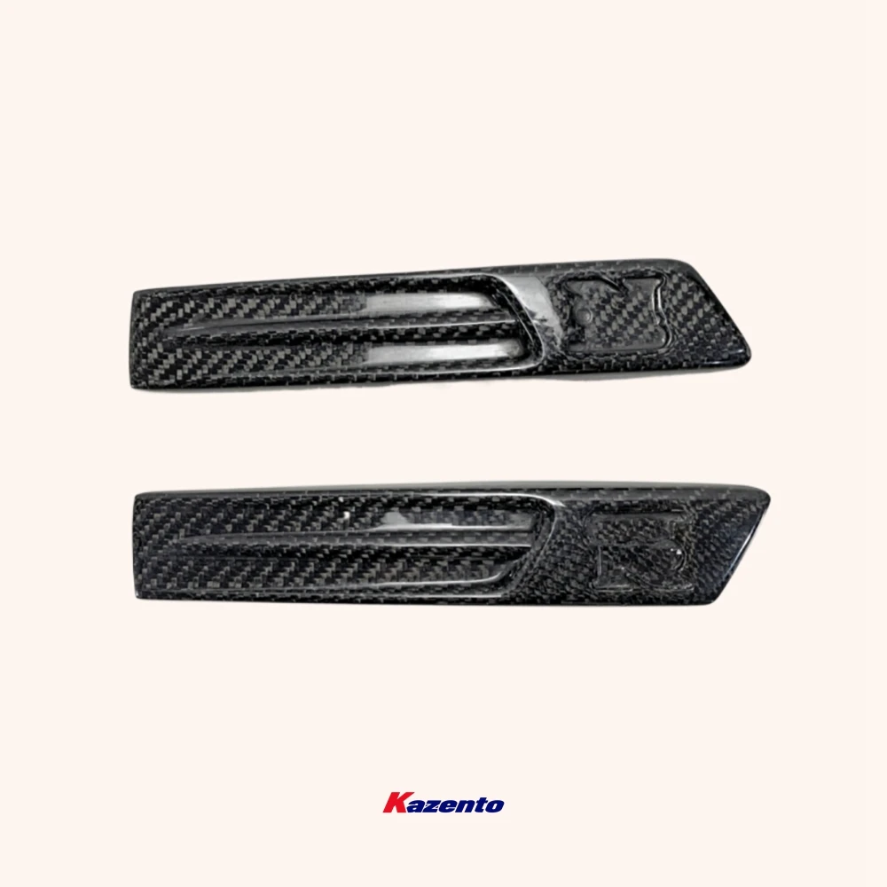 For 2008-2016 Nissan GTR R35 Front Fender OE Vents Emblem Trim Panel Pair