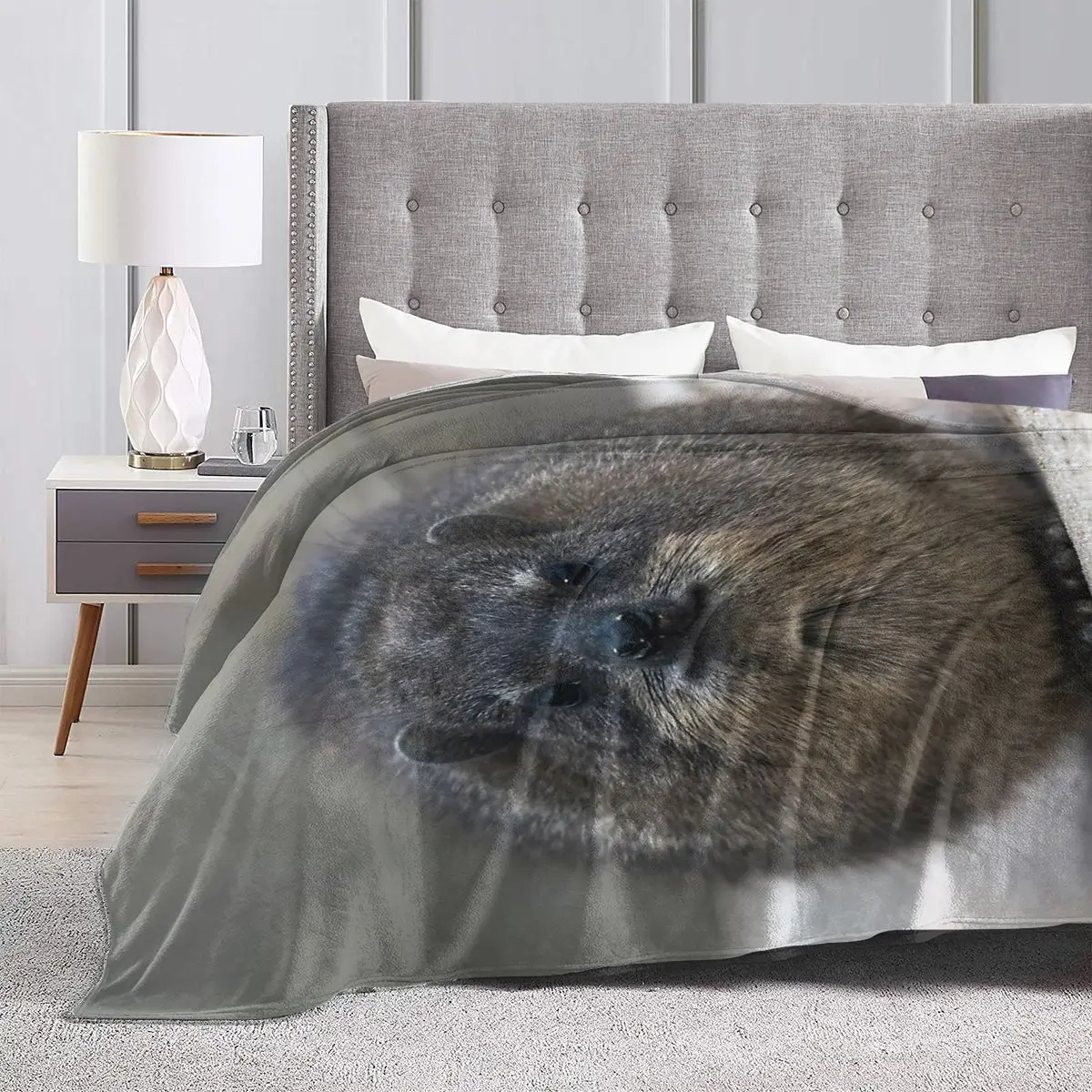 Rock Hyrax An Ultra-Soft Micro Fleece Blanket