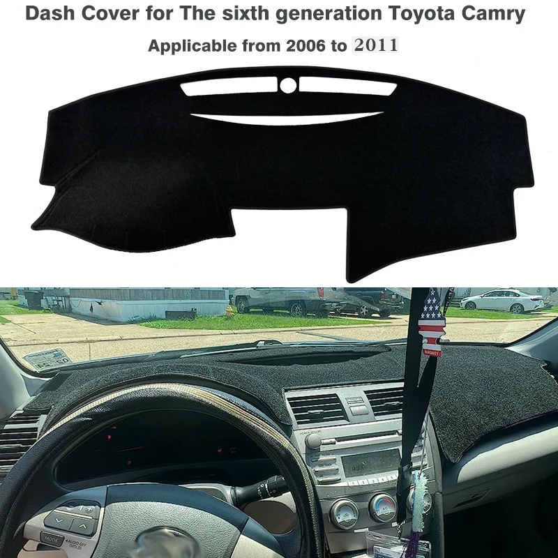 

Для Toyota для Camry 2006-2011 солнцезащитный козырек на приборную панель, защита от ультрафиолета на переднее лобовое стекло, теплозащитный козырек от солнца, автомобильный интерьео
