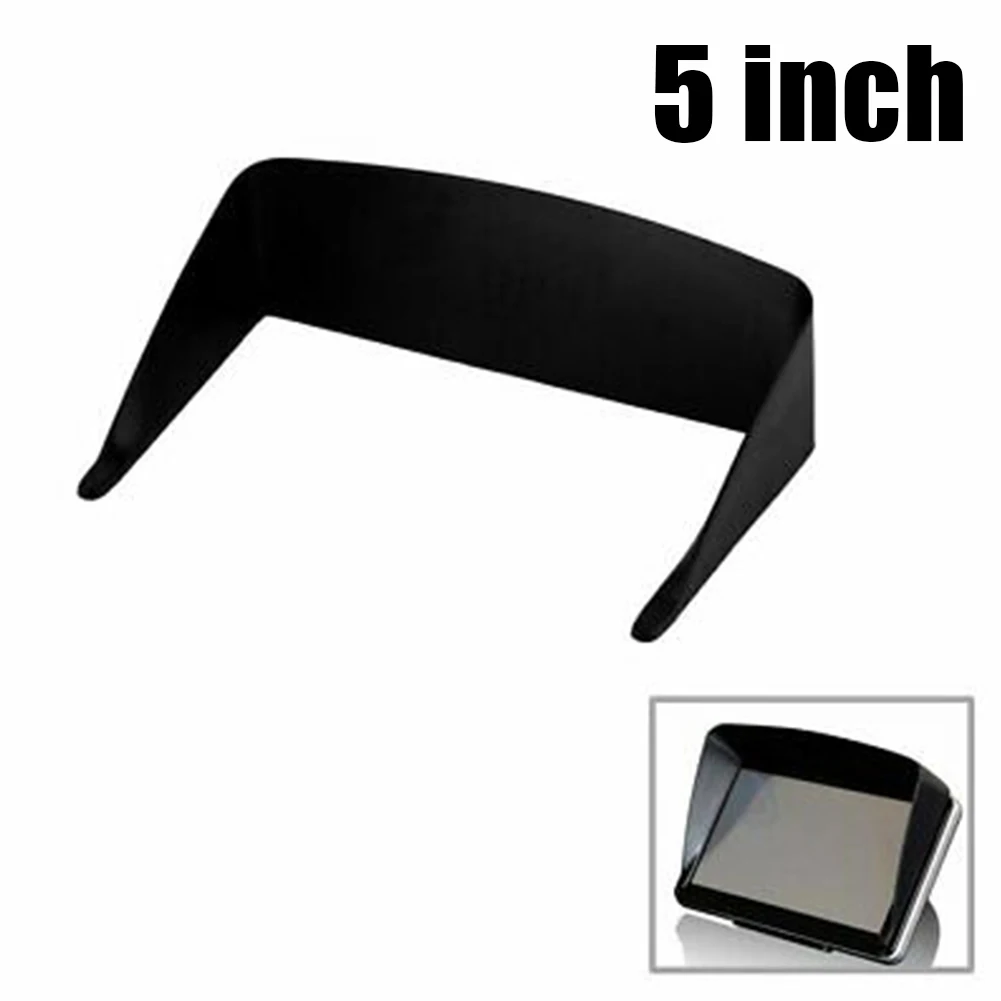 Car GPS Navigator Sun Shade 5Inch Universal Anti-Glare Visor Shield 124*81*35mm Auto SunShade Anti-reflections
