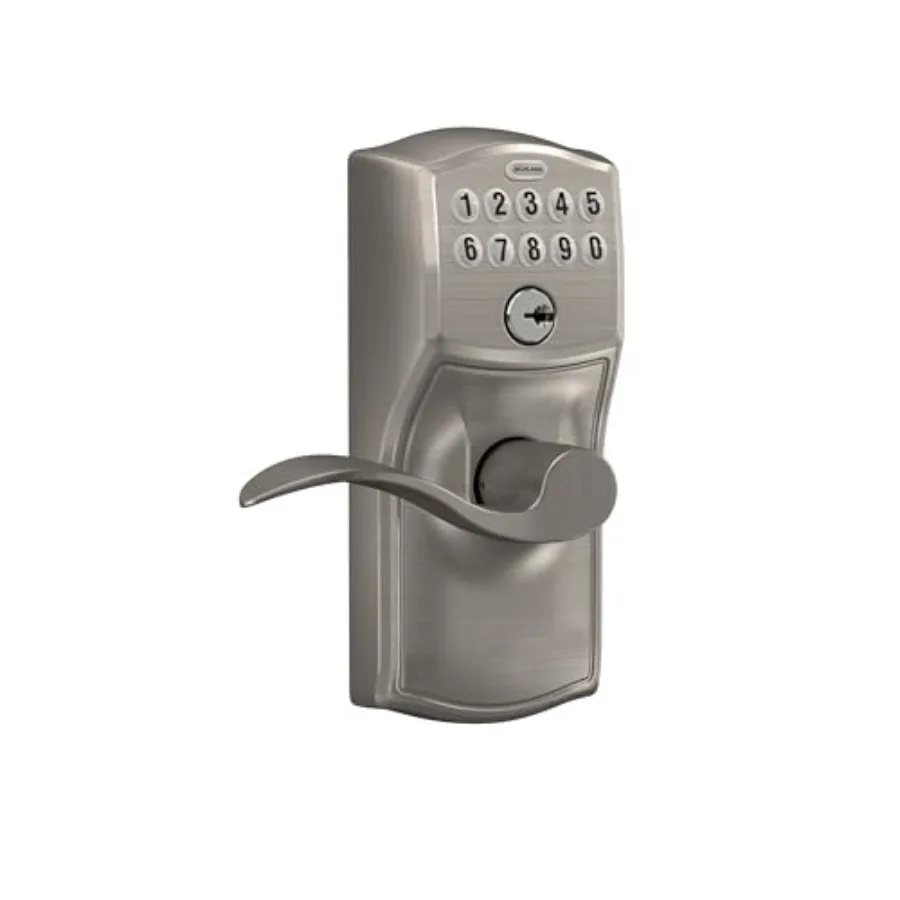 النيكل الساتان FE595VCAM619ACC دخول لوحة المفاتيح Camelot مع FlexLock وأذرع مميزة للتحكم الآمن في الوصول إلى المنزل والتجاري