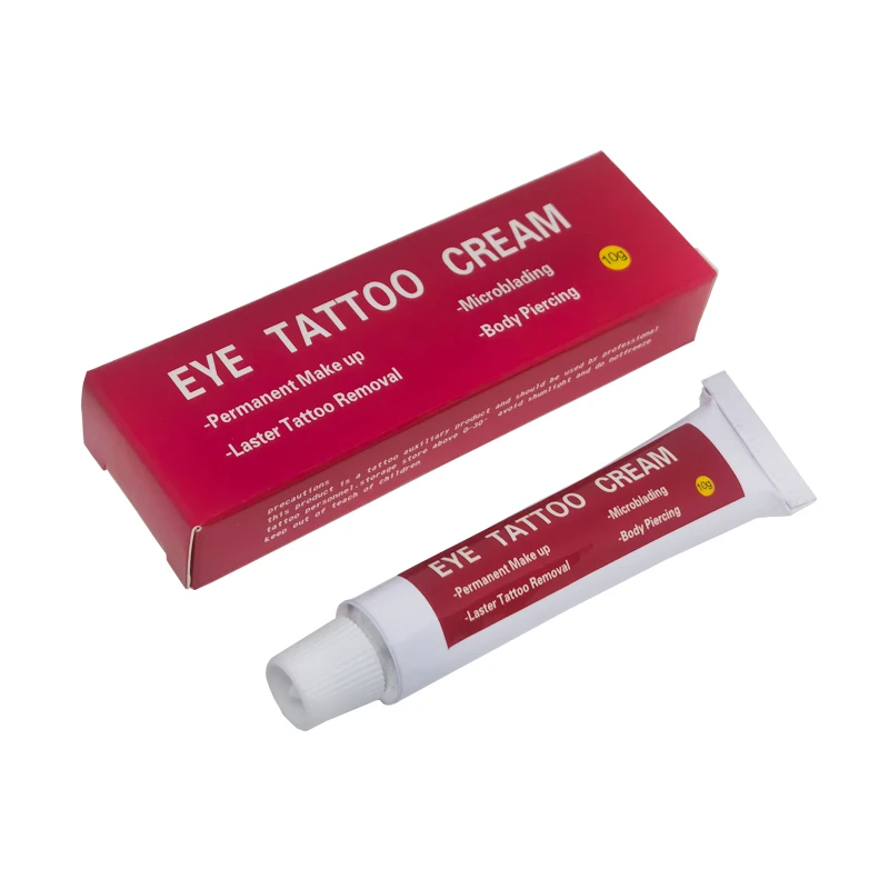 

New EYE Tattoo Cream Before Surgery Semi Permanent Makeup Microblading Beauty Body Eyebrow Lips Liner 10g