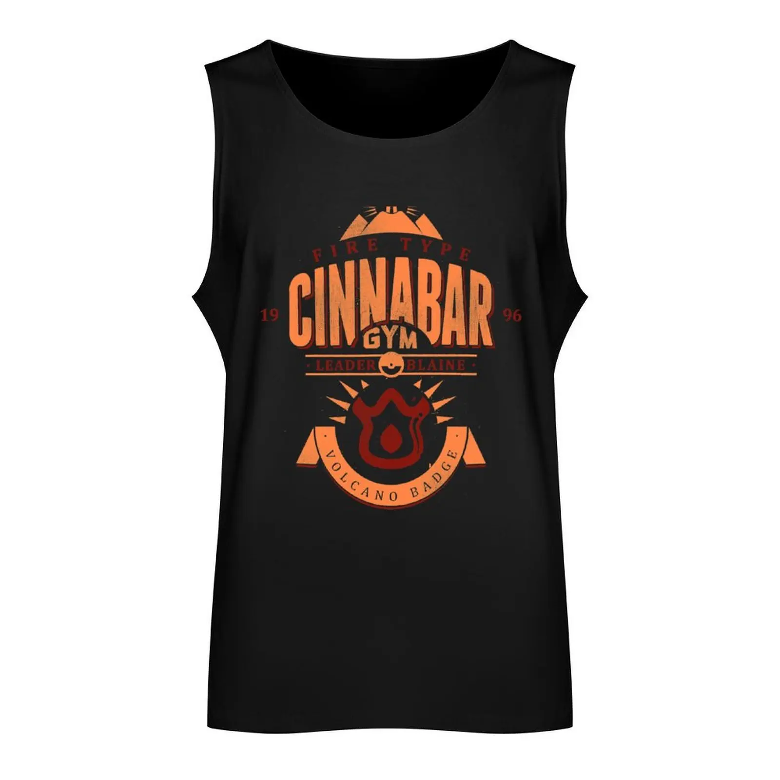 Cinnabar Gym Tank Top t shirt gym anime t-shirts anime clothes Men's singlets