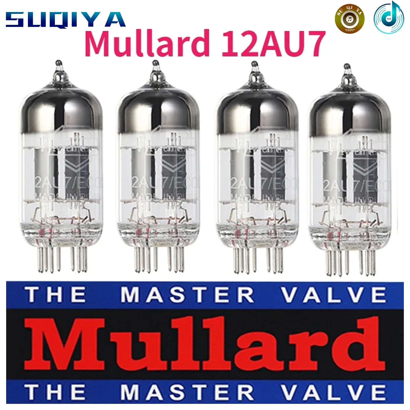 Vacuum Tube Mullard 12AU7 Replaces/ECC82/5814/6N10 Electronic Tube Factory Test Precision Matching DIY Electronic Tube Amplifier