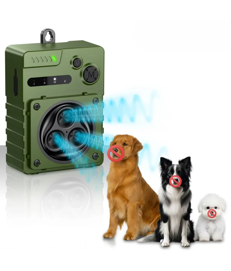 

Bark Repellent Automatic Ultrasonic Dog Anti-Bark Device Rechargeable High Power Indoor & Outdoor Dog Barking Stopper