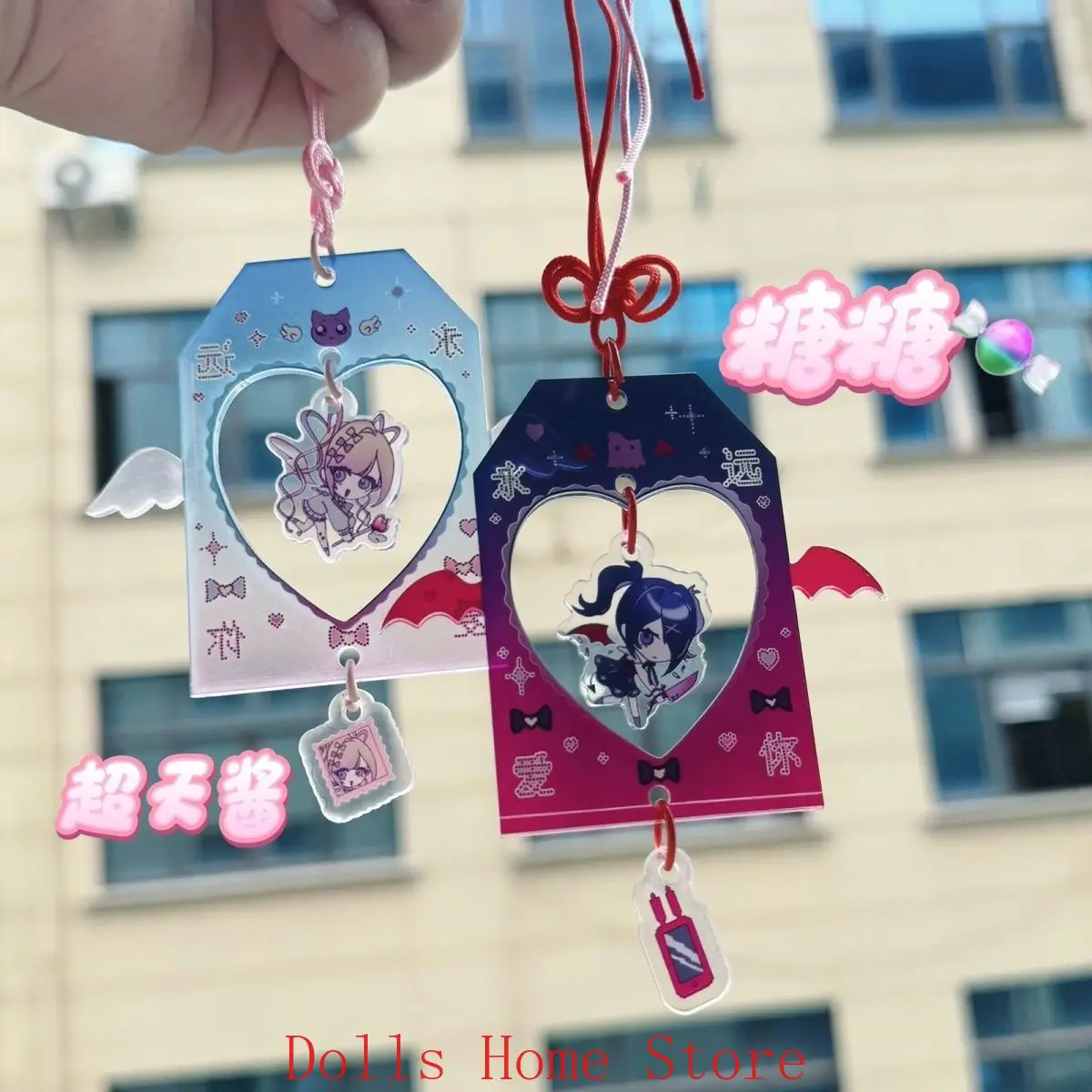 

Игра NEEDY GIRL OVERDOSE дождь акриловый брелок-хранитель кулон косплей украшение рюкзака Kawaii коллекция подарков на день рождения