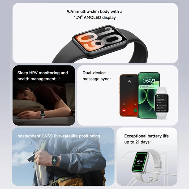 Global Version Xiaomi Smart Band 10 Pro 1.74