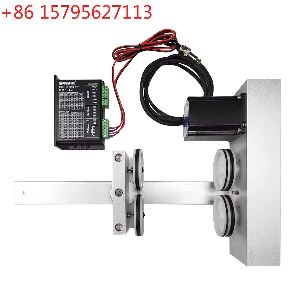

Rotary clamp attachment with rotating shaft roller stepper motor is commonly used for laser marking machine, cutting machine