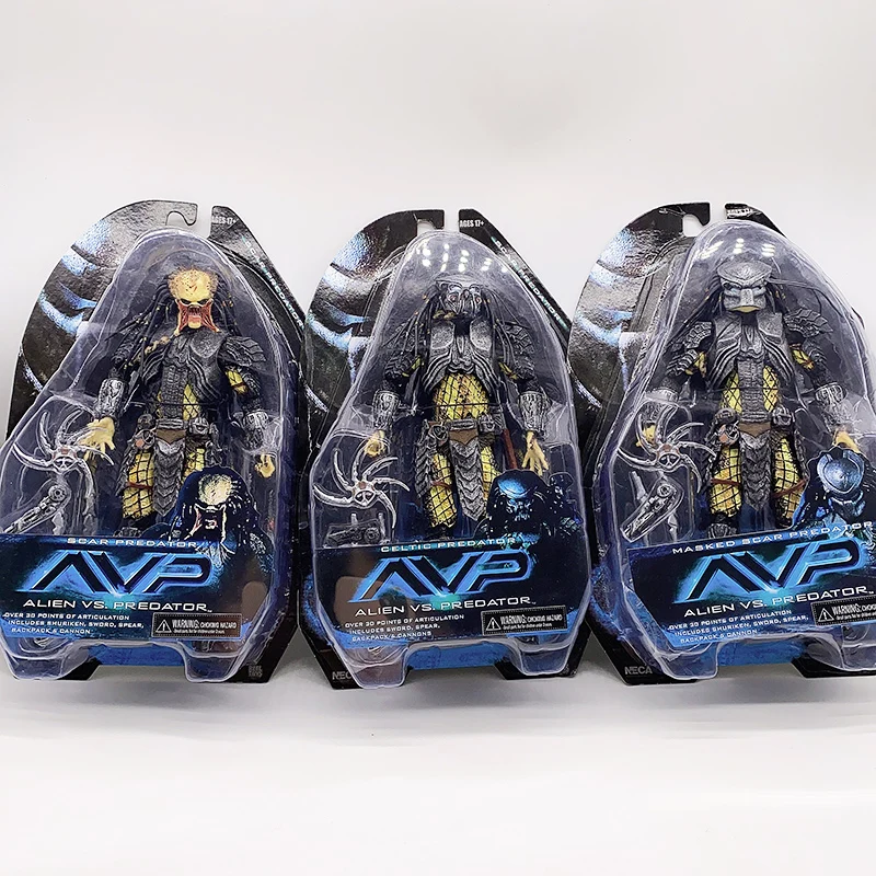 

NECA Masked Scar Predator Celti AVP Scar Alien vs Predators PVC Action Figure Collectible Model Toy 20CM Gift