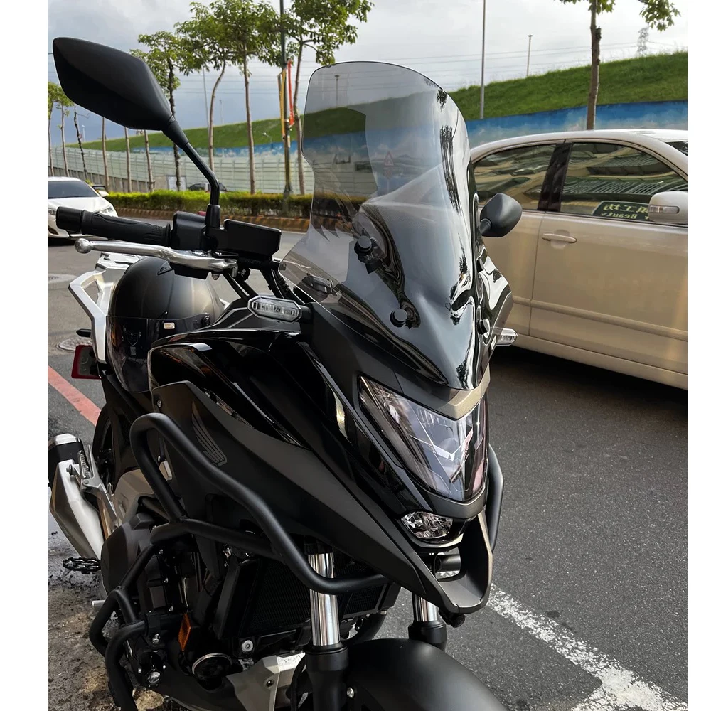 2025 NC750X الزجاج الأمامي للدراجات النارية الارتفاع رفع الزجاج الأمامي لهوندا NC 750X NC750 X 2025 + ملحقات الزجاج الأمامي #3