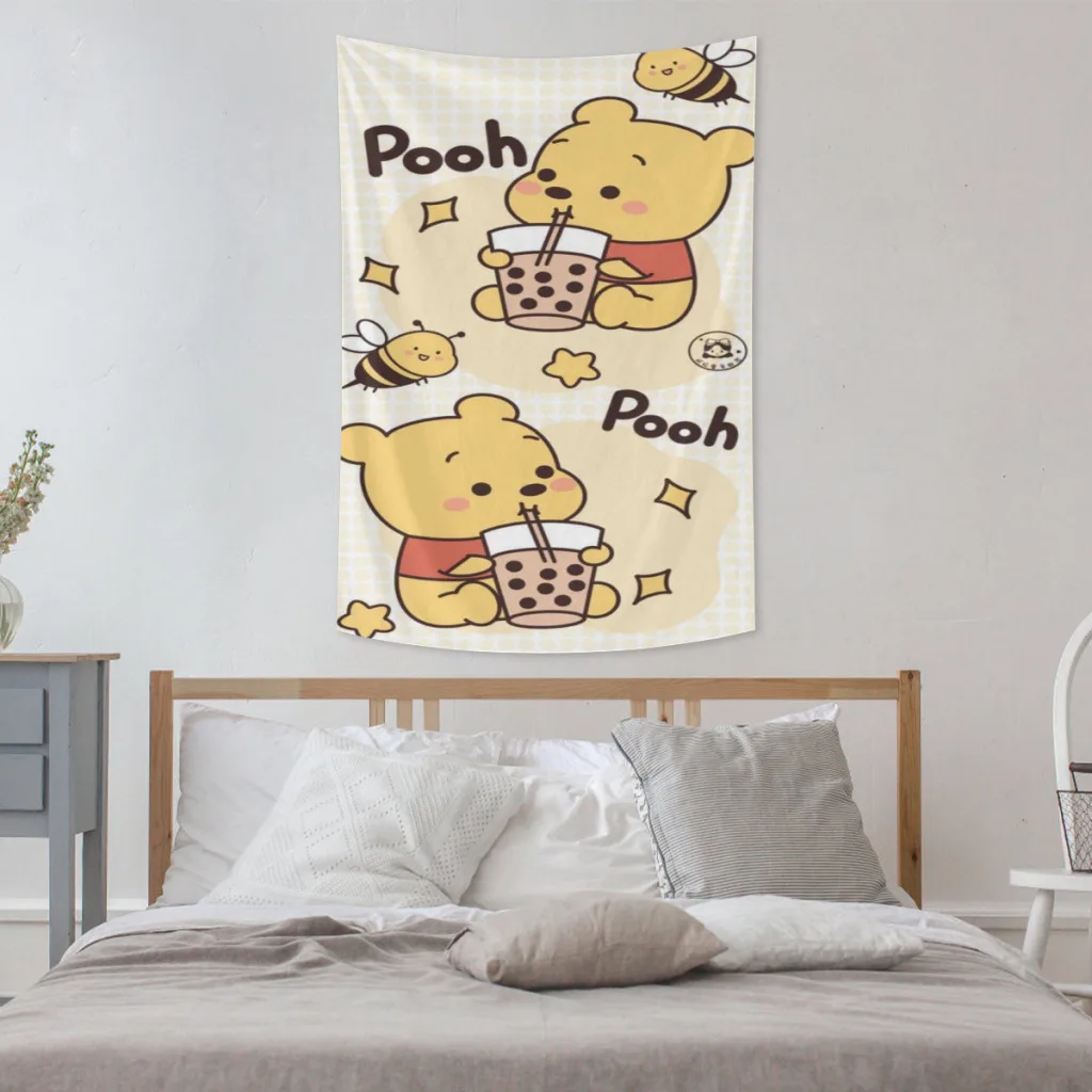 

Winnie The Pooh And The Wind Blows Tapestry Room Ornaments Decoration Bedroom Wall Décor