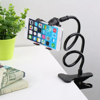 Universal Lazy Bracket Mobile Phone Holder Gooseneck Stand Stents Flexible Bed Desk Table Clip Bracket for Smartphone Holder