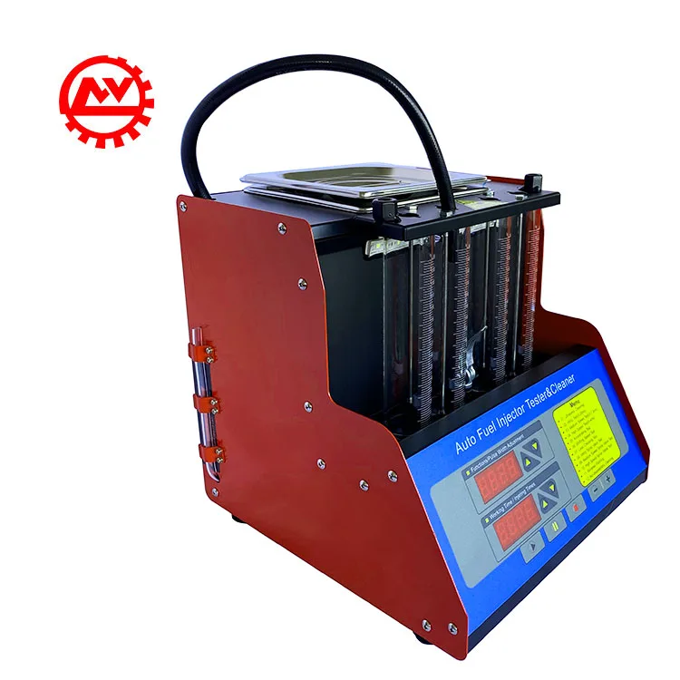 เครื่องมือวินิจฉัยรถยนต์และมอเตอร์ไซค์ เครื่องยนต์เบนซิน 4 สูบ 220V 110V เครื่องทำความสะอาดและทดสอบหัวฉีดแบบอัลตราโซนิก