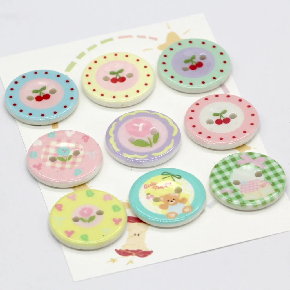 

DOTOLLE 10 шт. 25 мм круглые пластиковые пуговицы для одежды, пальто, костюма, свитера, скрапбукинга, сделай сам, поделки, швейные аксессуары