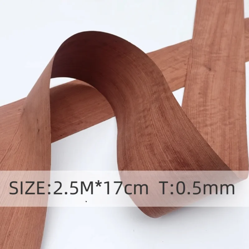 

L:2.5Metersx170x0.4mm Natural Rosewood Veneer with Straight Grain DIY Installation for Homesdecoration furniture veneer sheet