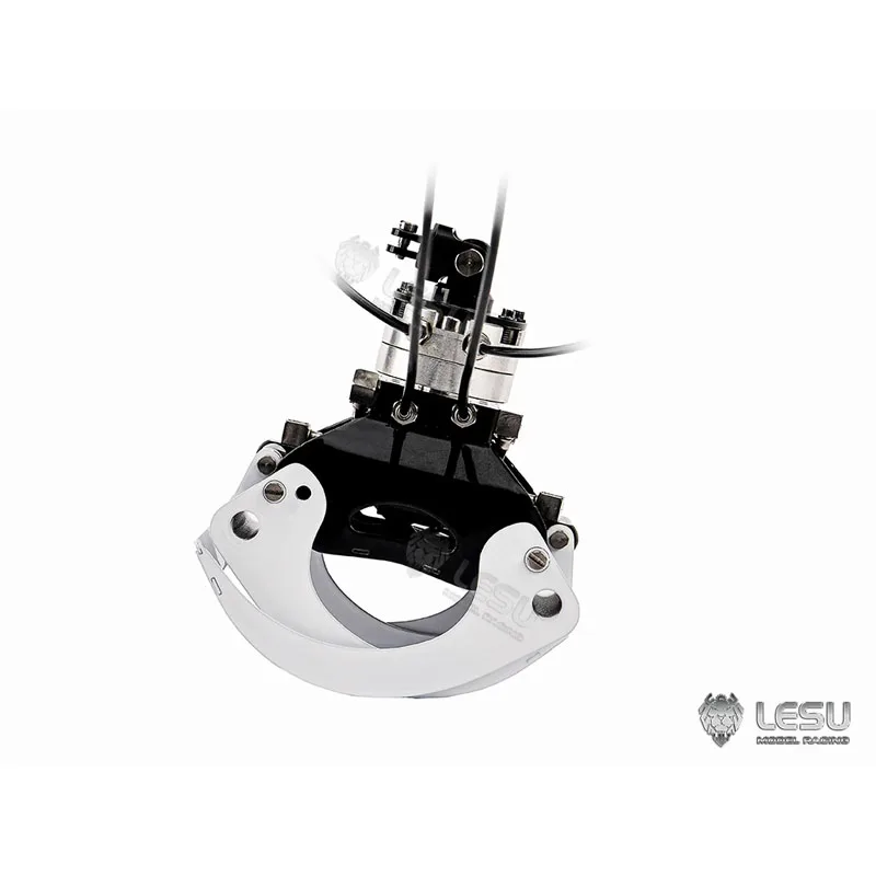 1/14 camión modelo de Control remoto velocidad láser grúa de madera hidráulica camión montado excavadora DIY LS-A0056 abrazadera de madera