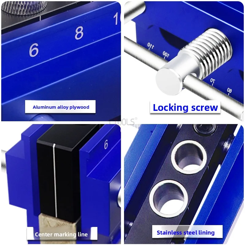 Woodworking Punch Multifunctional Wood Board Connection Drilling Positioner Installing Cabinet Rebound Device Auxiliary Tools