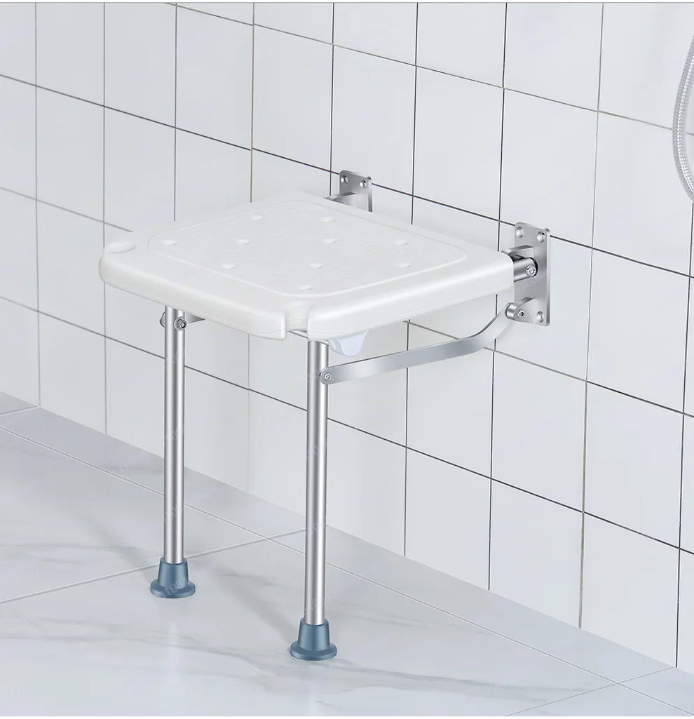 

Bath chair folding small space bath stool bathroom stool wall-mounted space-saving elderly pregnant women sanitary shower chair