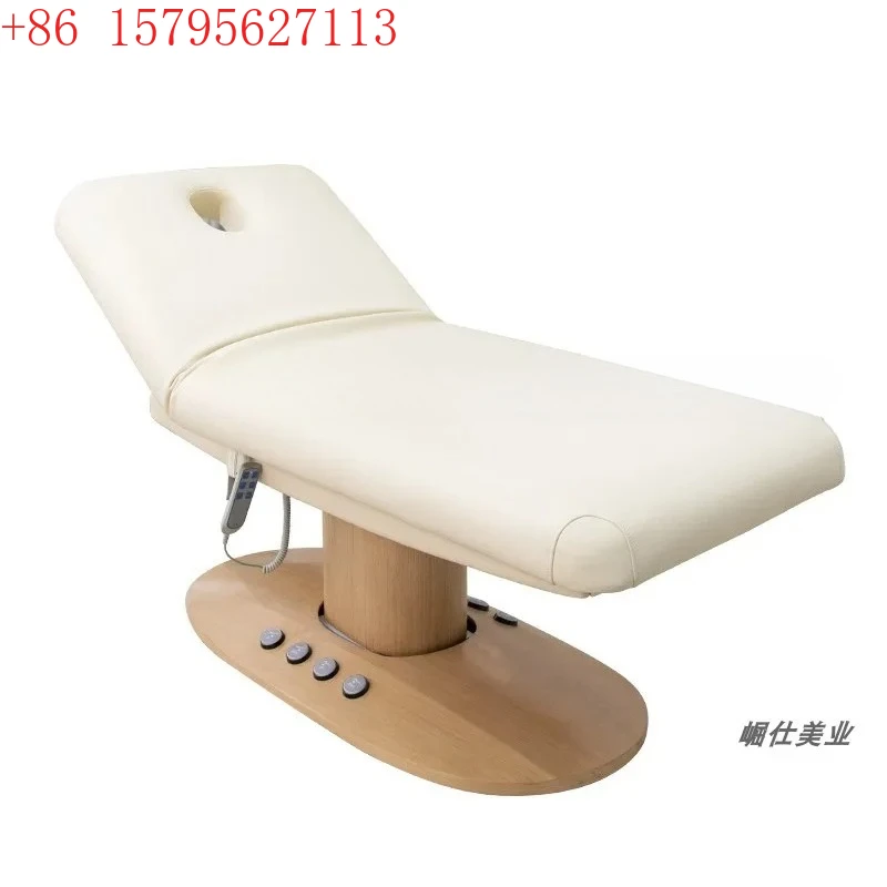 

Electric beauty bed multi-functional integrated lifting SPA massage treatment bed pattern embroidery bed