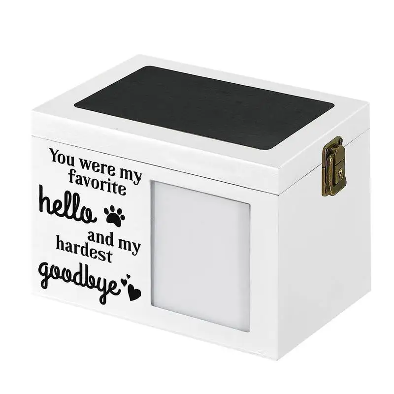 Pet Ashes Urn Wooden Photo Frame Dog Ashes Keepsake Pet Urns Large Memorial Urns Pet Ashes Photo Box Dog Urns Pet Cremate Urn