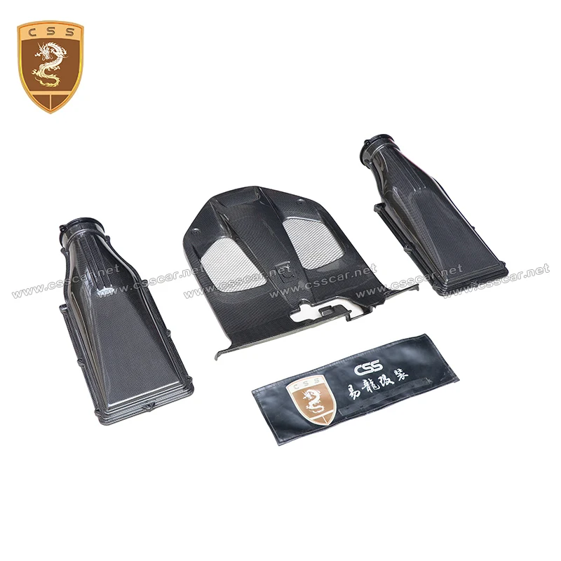 

CSS Factory Wholesale OEM Style Dry Carbon Fiber Auto Engine Interior For Ferrari 812 Hood Cover Intake Air Box Trim 2017-up