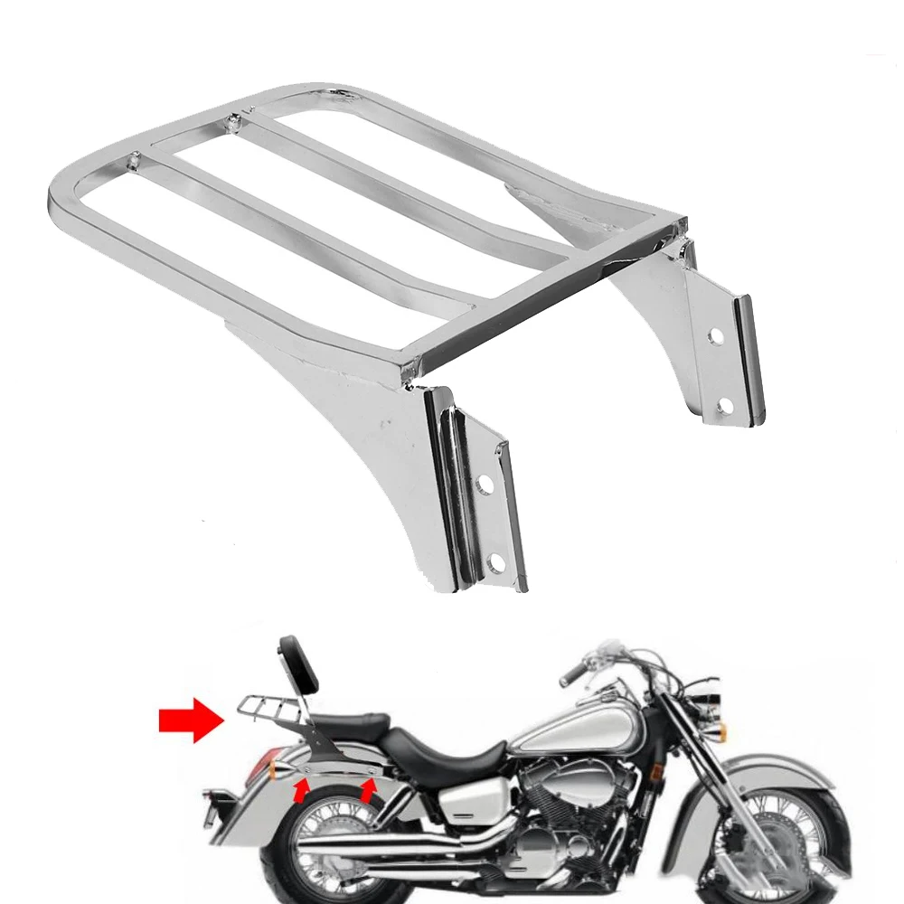 

Motorcycle Rear Shelf Sissy Bar Backrest Luggage Rack For Harley Sportster XL 04-17 Dyna 06-17 Softail 84-05 FLST FLSTC LSTS