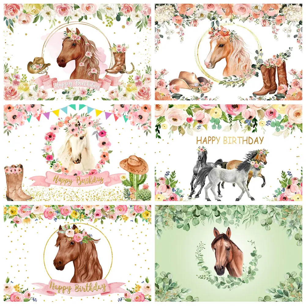 

Фон для студийной фотосъемки с ковбойскими искусственными цветами и ковбойской фермой