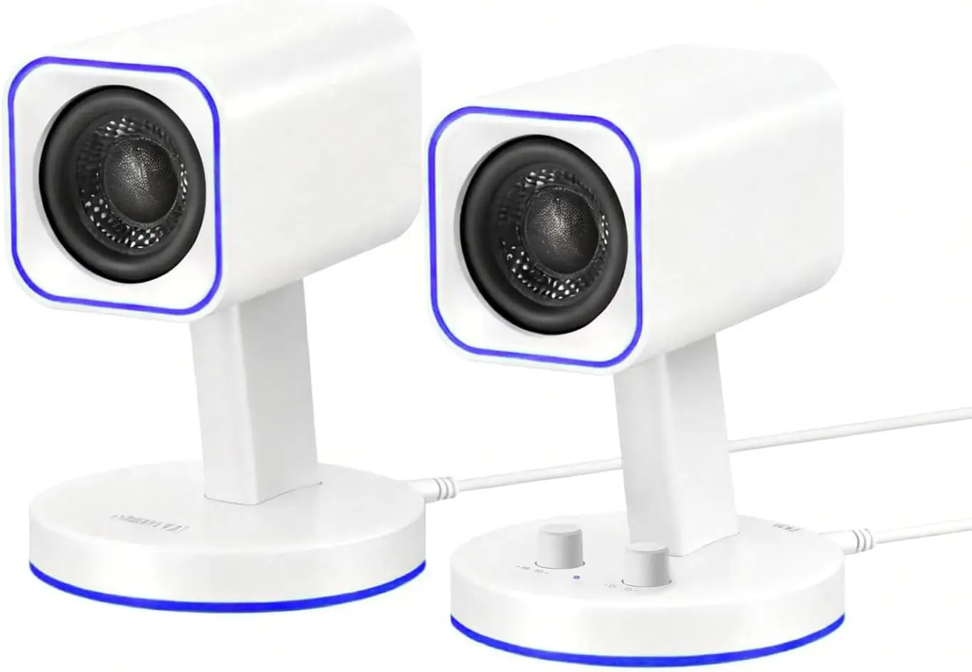 

Компактные 24-ваттные колонки для ПК с RGB-подсветкой, Bluetooth 5.2, USB DAC для игр/фильмов/музыки на настольных ПК и ноутбуках