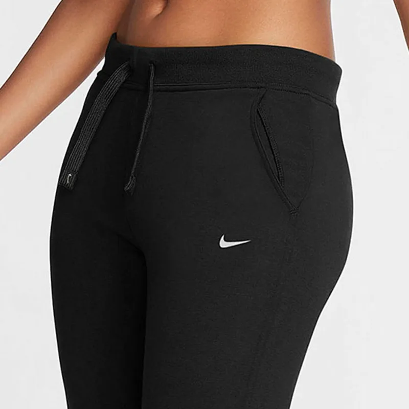 Nike Fleece Lined Knit Pants Windproof Warm Autumn Winter Daily Sport Long PantsCU5496-010