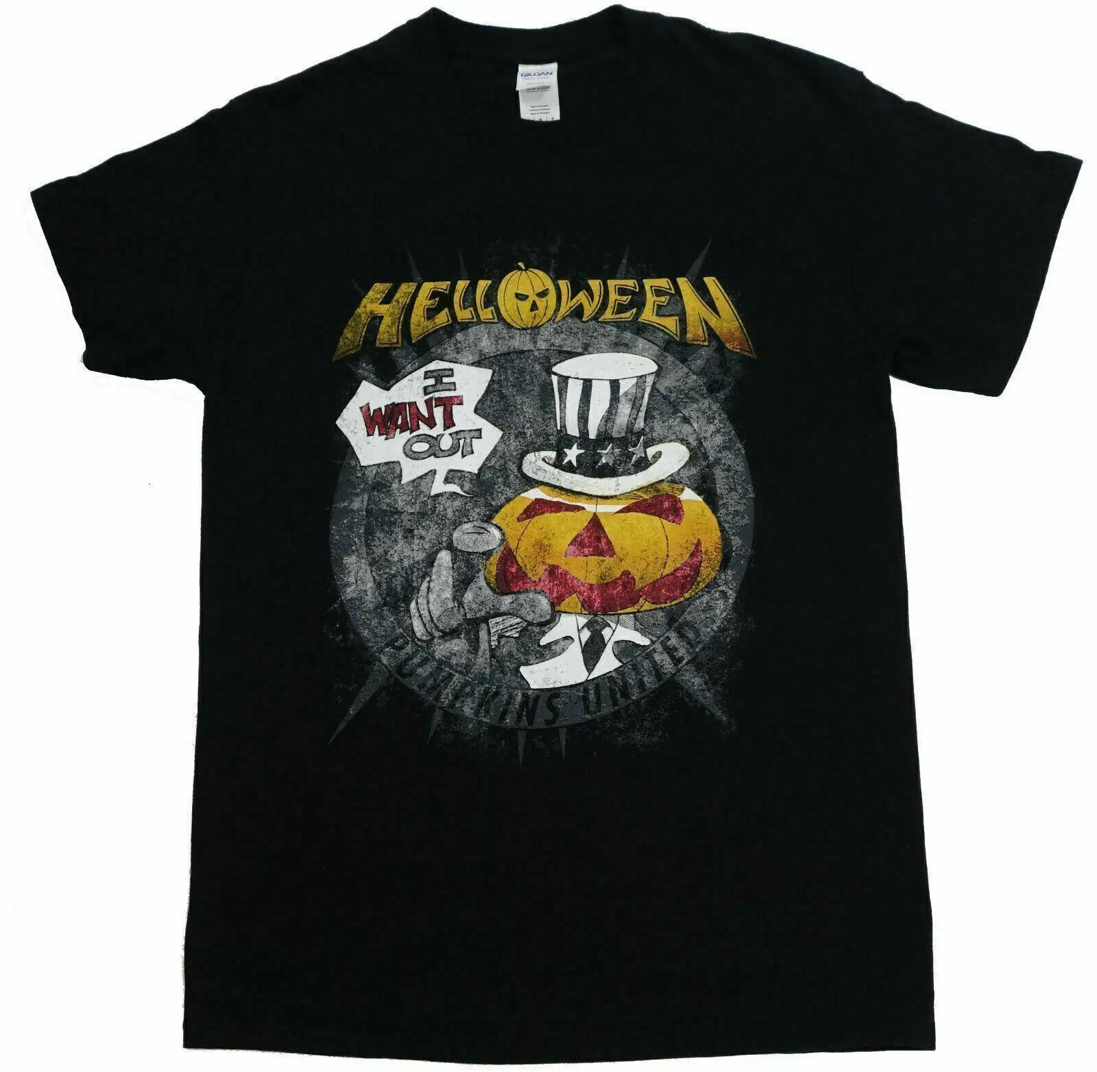 Helloween 2018 Pumpkins United World Tour T Shirt Medium I Want Out Concert