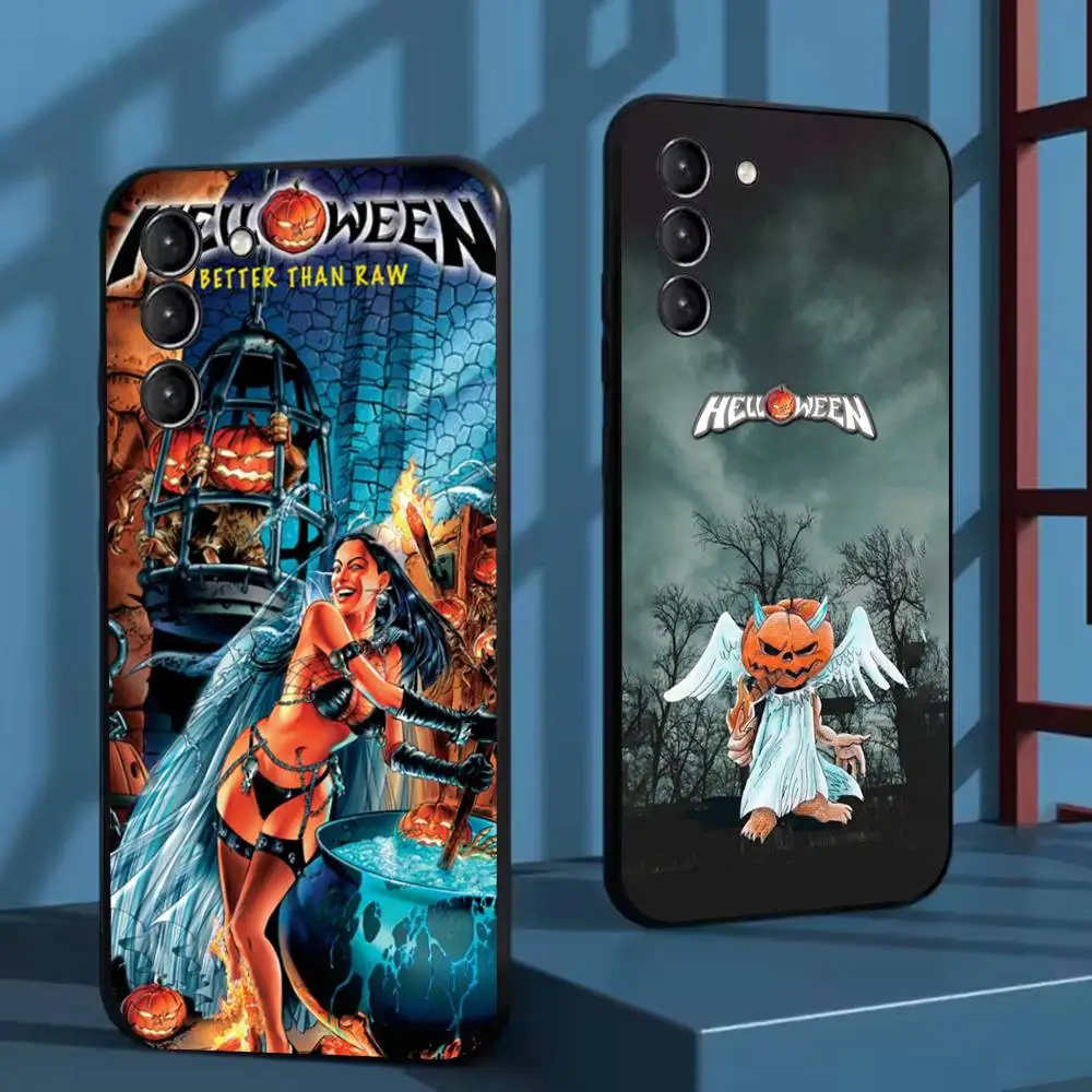 

H-Helloween Band Phone Case For Samsung Galaxy A 91,80,73,72,71,53,52,51,22,5G Shockproof Soft Black Cover