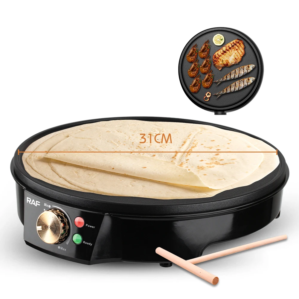 Professional  Electric Frying Pan Crepe Pan Automatic Pancake Maker For Kitchen