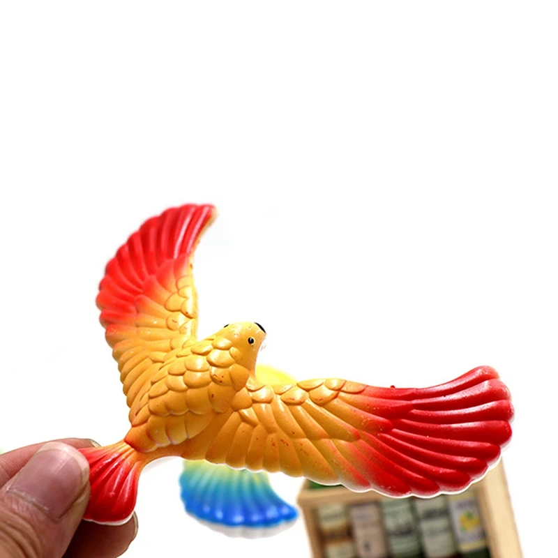 3X Magic Balancing Bird Science Desk Toy Balancing Eagle Novelty Fun With Pyramid Stand,Random Color