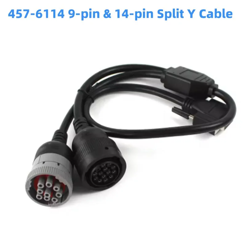 كابل خدمة Y سبليت جديد 317-7485 ذو 9 دبابيس و14 دبوس يناسب أداة موصل التشخيص CAT ET-3 ET-III Coms #1