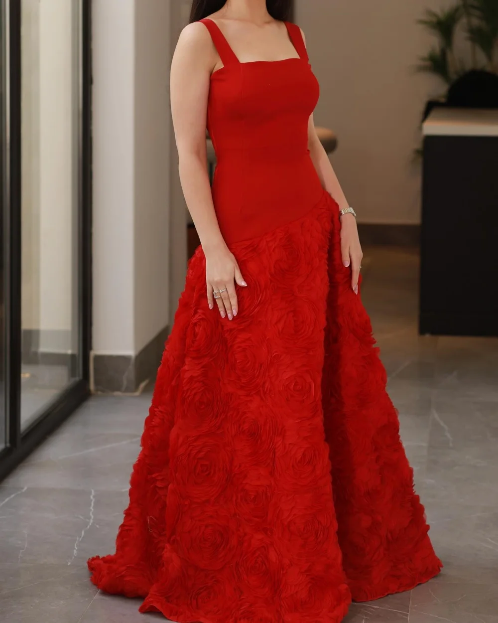 

Customized Chinese Style Sizes Available Jersey Applique Ruched Ball Gown Spaghetti strap Long Dresses Bespoke Occasion Dresses