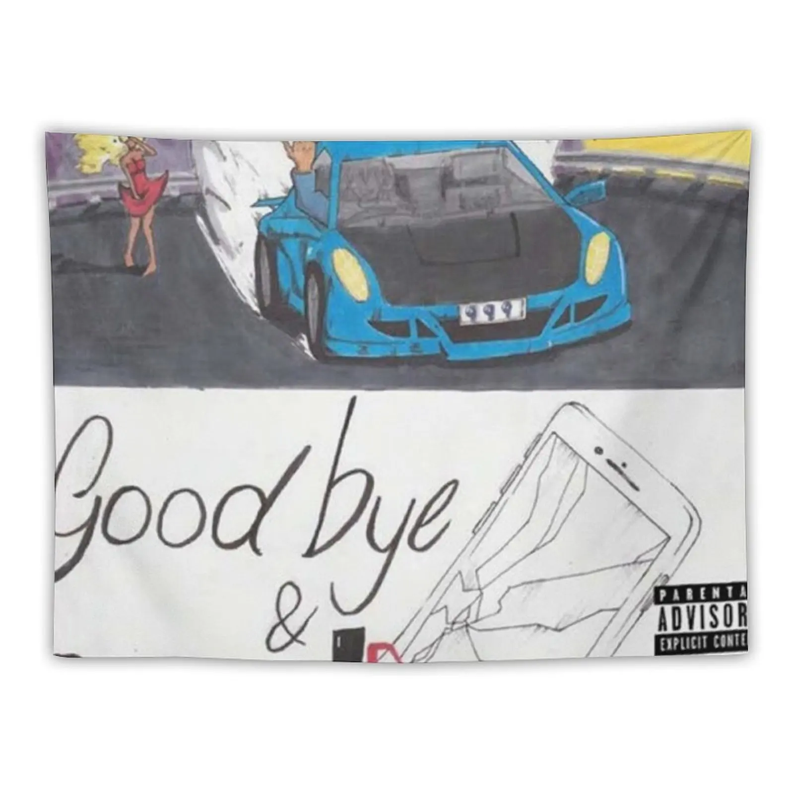 

Goodbye And Good Riddance Album Cover classic poster Tapestry Aesthetic Room Decoration Cute Room Decor For Bedroom Tapestry