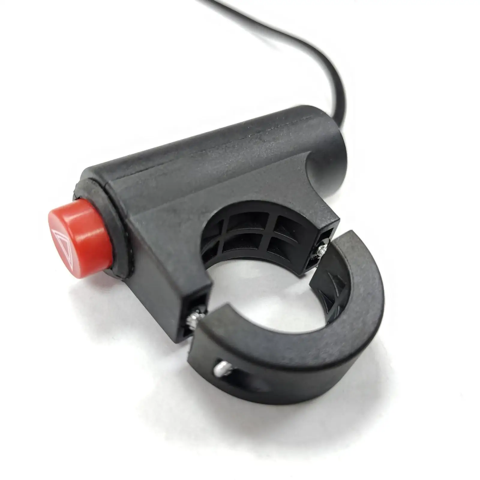 Universal Motorcycle Handlebar ON Off Warning Light Switch ABS Durable Push Button for 22mm Bike ATV Easy Install