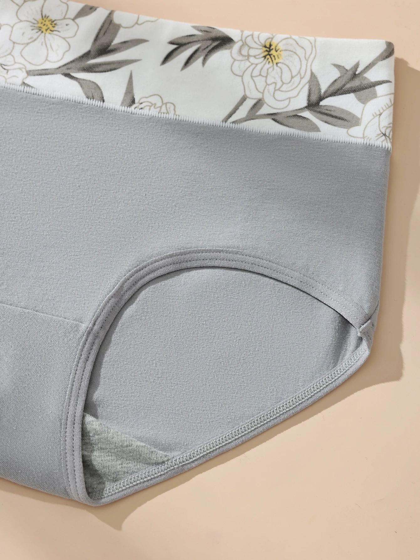 ks dámské bavlněné kalhotky s vysokým pasem, tištěné dívčí kalhotky, sexy kalhotky, plus velikosti, měkké kalhotky, bezešvé dámské spodní prádlo - náhled 5