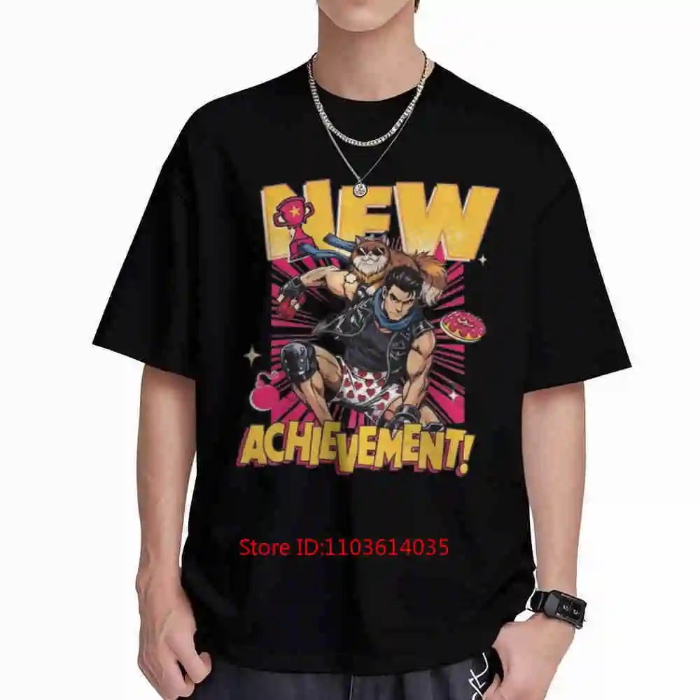 Princess Donut And Mongo New Achievement Dungeon Crawler Carl Bookish Video Game Short Sleeve Tee 100% Cotton T-Shirt