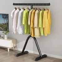 Boutique Clothing Rack Hall Coat Standing Large Couple Wardrobe Clothes Hanger Stand Extension Shoe Furniture Industrial Modern