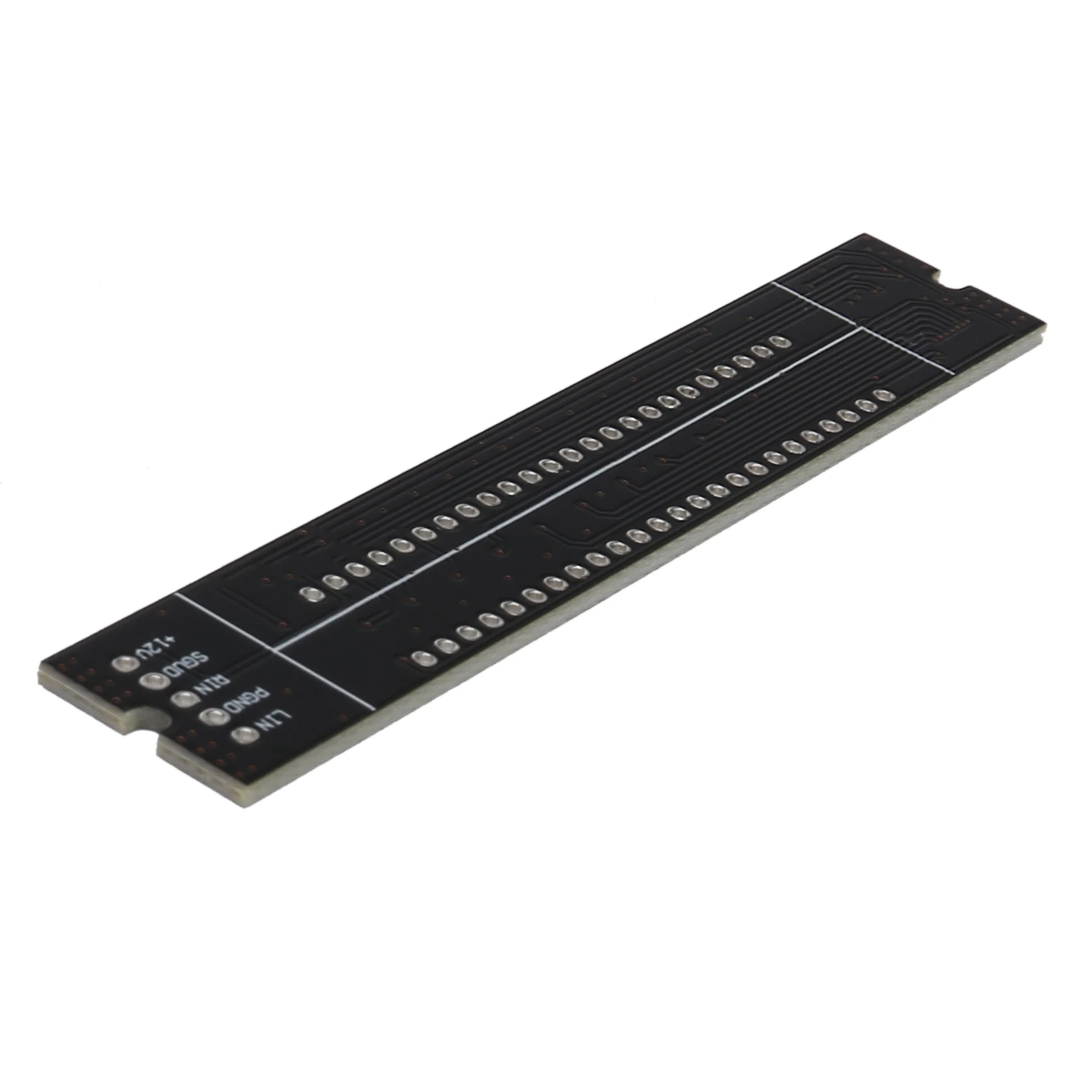 ABKS-Mini Dual 12 Level Indicator LED Light Bar VU Meter Stereo Amplifier Board Adjustable Light Speed Board With AGC
