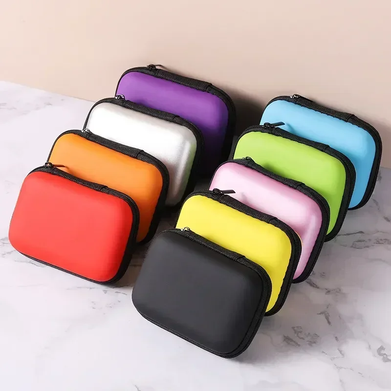 Zipper Bag Sundries Travel Storage Bag Charging Case for Earphone Package Portable Travel Cable Organizer Electronics Storage