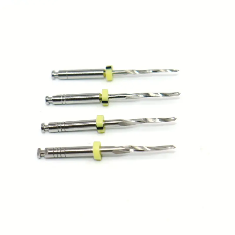 

Dental Fiber Post Drills 4pcs/pack 32mm Stainless Steel 1-4# Endodontics Files Dental Drills