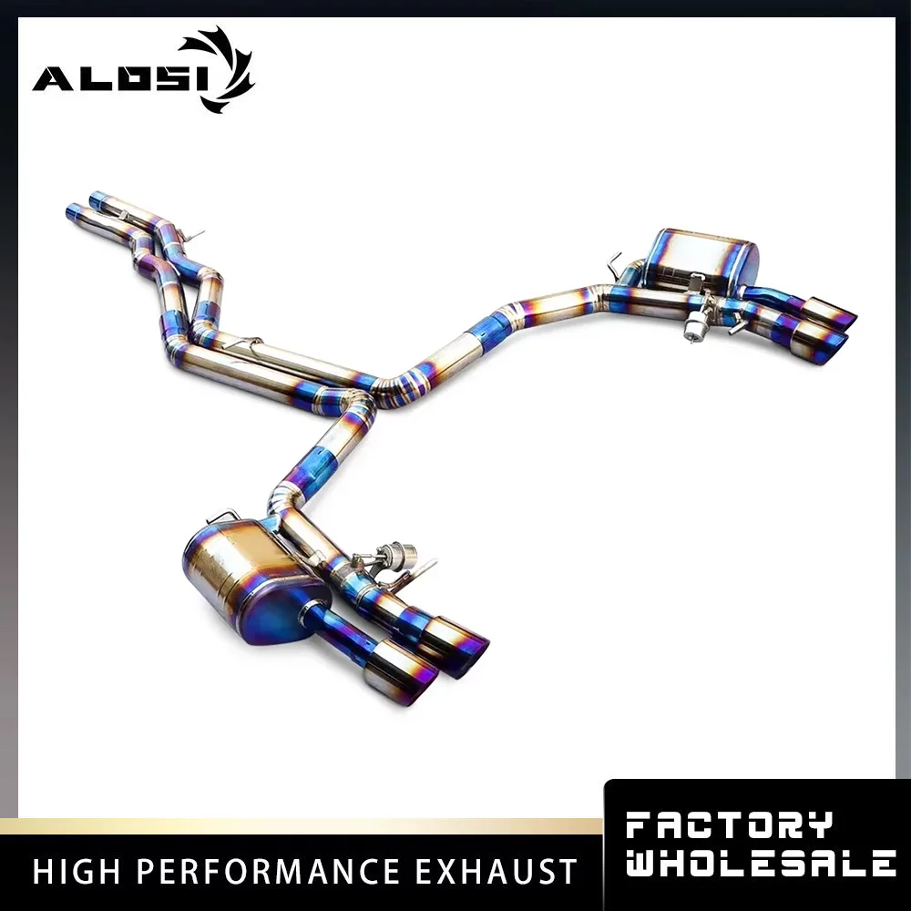 

For Audi A6/A7 C8 3.0T 2019-2022 Titanium Valve Catback Exhaust Tuning High Performance Exhaust Tuning Racing Performance