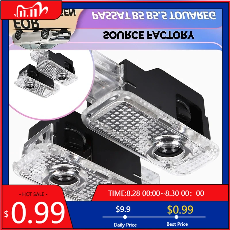 

Новинка 2026 для VW VOLKSWAGEN, капоты для ламп, горячие антенны, 2 шт., светодиодные лампы для дверей автомобиля, лампы для украшения интерьера, аксессуары для VO