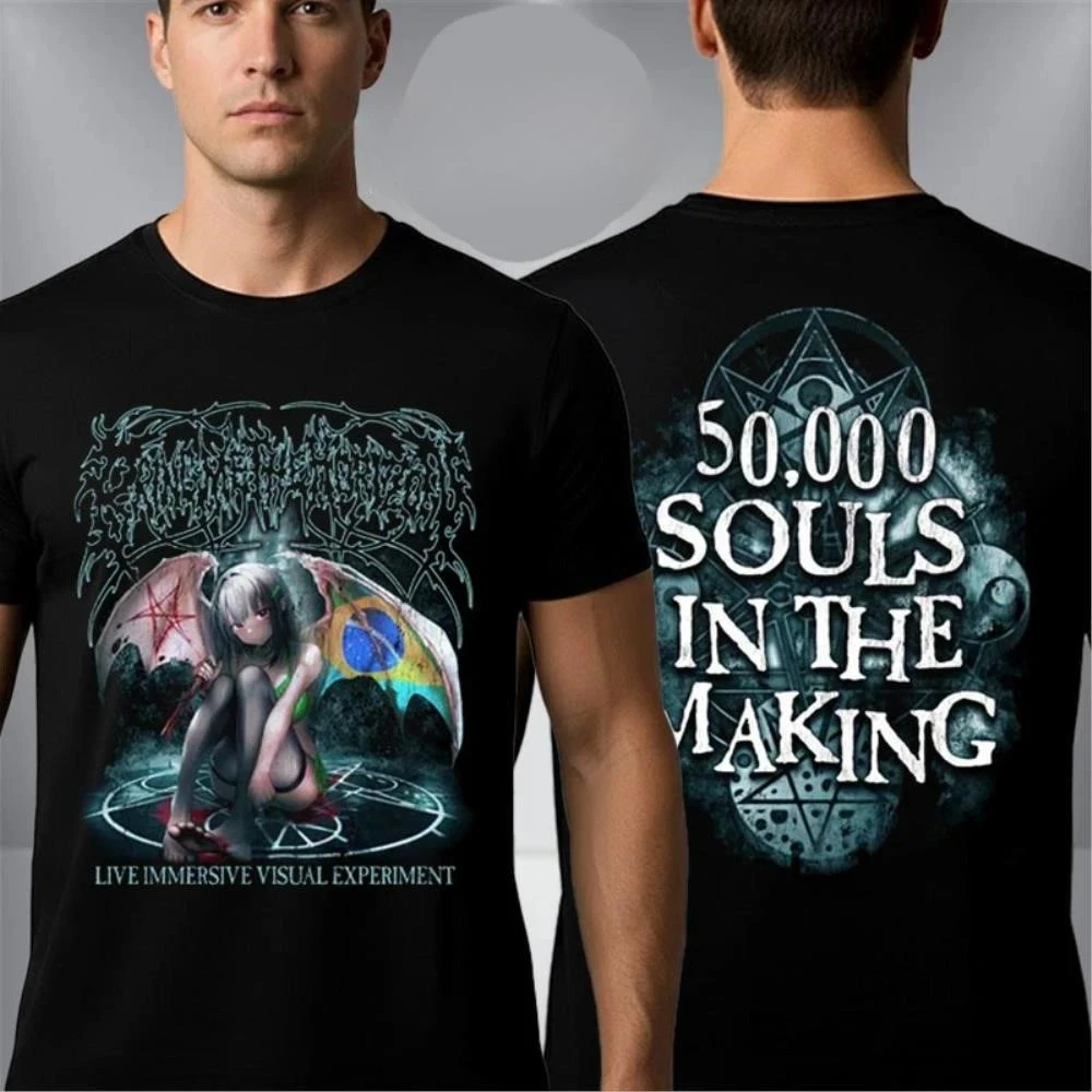 BMTH Bring Me The Horizon 2026 Canadian Ascension Program Tour Tshirt Gothic Metal Band Front Back Print Unisex Casual Tee