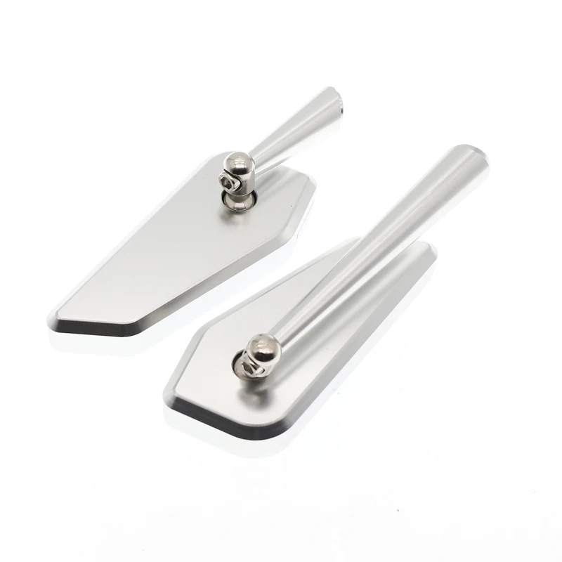 Motorcycle Modified Rearview Mirror  Universal CNC Aluminum  Inverted Mirror Street for Moto Car